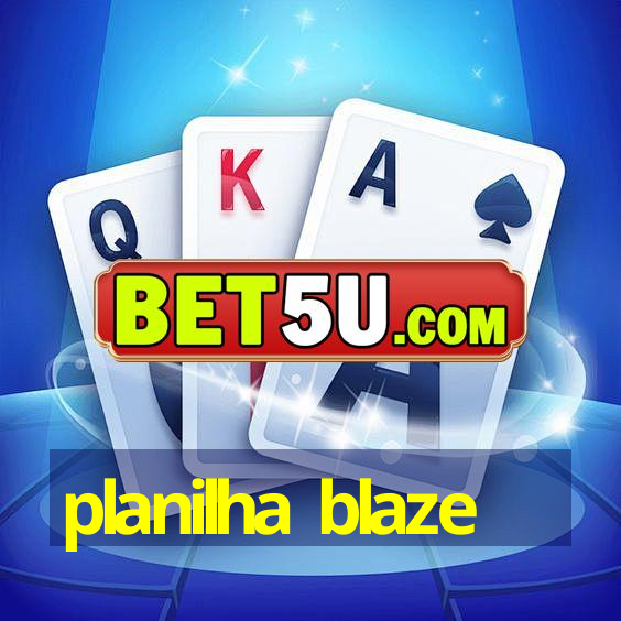 Planilha Blaze Ios